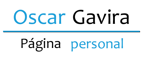 Logo pagina personal de Oscar Gavira
