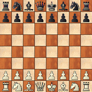 Tablero de ajedrez con apariencia fritz